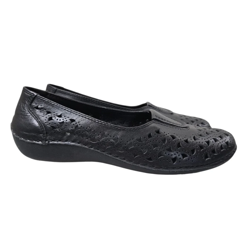 Propet black leather